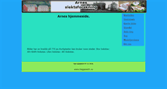 Desktop Screenshot of heggeseth.no